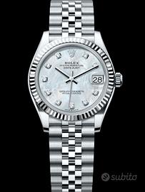 Rolex DJ 31 madreperla diamanti 278274 new 10/2026