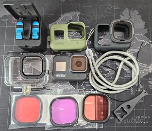 Gopro Hero8 Black con custodia sub e 3 batterie