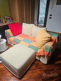 Divano 3 posti + 4 cuscini