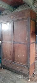 Armadio 2 ante antiquariato