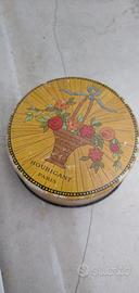 scatola da cipria vintage francese 