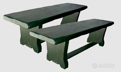 PANCHE IN LEGNO DI CASTAGNO MASSELLO (COPPIA)