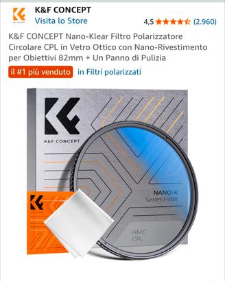 filtro polarizzatore 82 mm