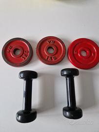 Pesi, pizze e manubri