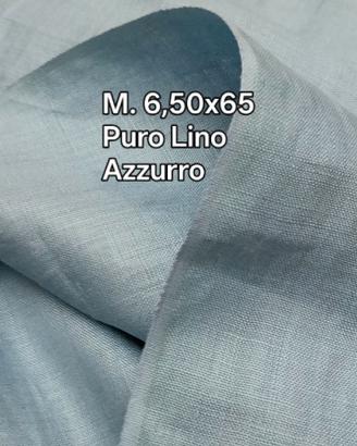 Puro Lino M. 6,50x65 Azzurro 