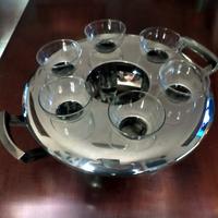 porta bicchieri e bottiglia ice bucket