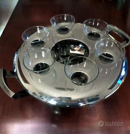 porta bicchieri e bottiglia ice bucket