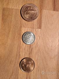 Lotto 3 monete Gibilterra