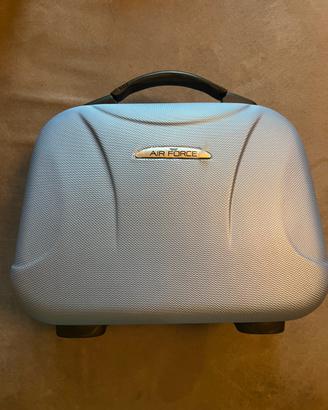 Beauty case rigido vintage Air Force blu - nuovo