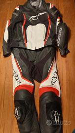 Tuta da moto divisibile alpinestar