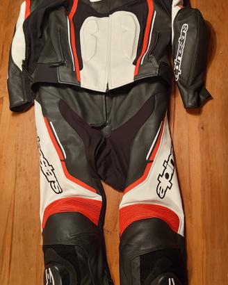 Tuta da moto divisibile alpinestar