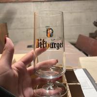 bicchiere birra bitburger