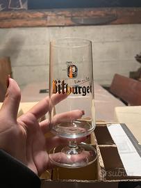 bicchiere birra bitburger