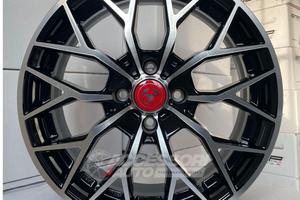 Set Cerchi in lega da 17" ABARTH mod. EW22 Viper-X