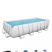 Bestway 56670 Piscina  488x244x122 Fuori Terra 