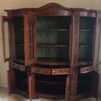 Soggiorno completo in radica di noce