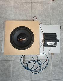 Subwoofer Hertz ES300 + amplificatore Alpine