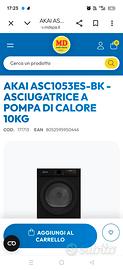 08 mesi di vita asciugatrice 10 kg