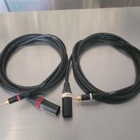 cavi rca xlr mogami terminati neutrik