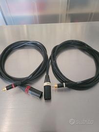 cavi rca xlr mogami terminati neutrik