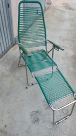 sdraio in acciaio e corde in gomma 