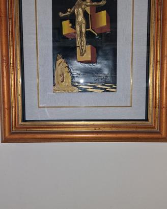 Corpus Hypercubus di Salvator Dali, firma e numero