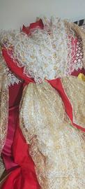 vestito carnevale cortigiana misura 42/44
