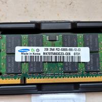 SAMSUNG DDR2 RAM SODIMM 4GB (2x2GB) 667Mhz