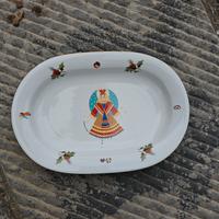 Piatto ovale in porcellana LIMOGES