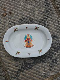 Piatto ovale in porcellana LIMOGES