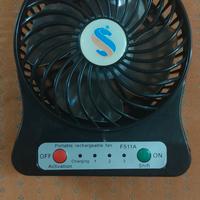 mini fan ventilatore portatile con batter ricarica