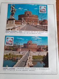 Collezione francobolli/cartolina Castelli d'Italia