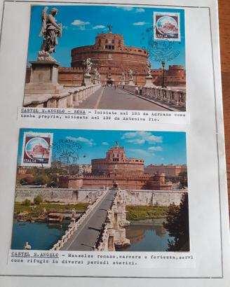Collezione francobolli/cartolina Castelli d'Italia
