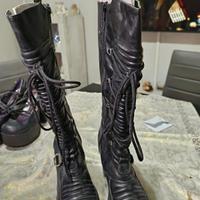 stivali da donna stile ghotic dark 