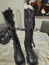 stivali da donna stile ghotic dark 