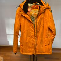 Giacca a vento arancione