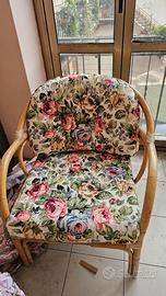 poltroncine in rattan