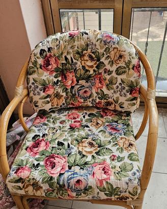 poltroncine in rattan