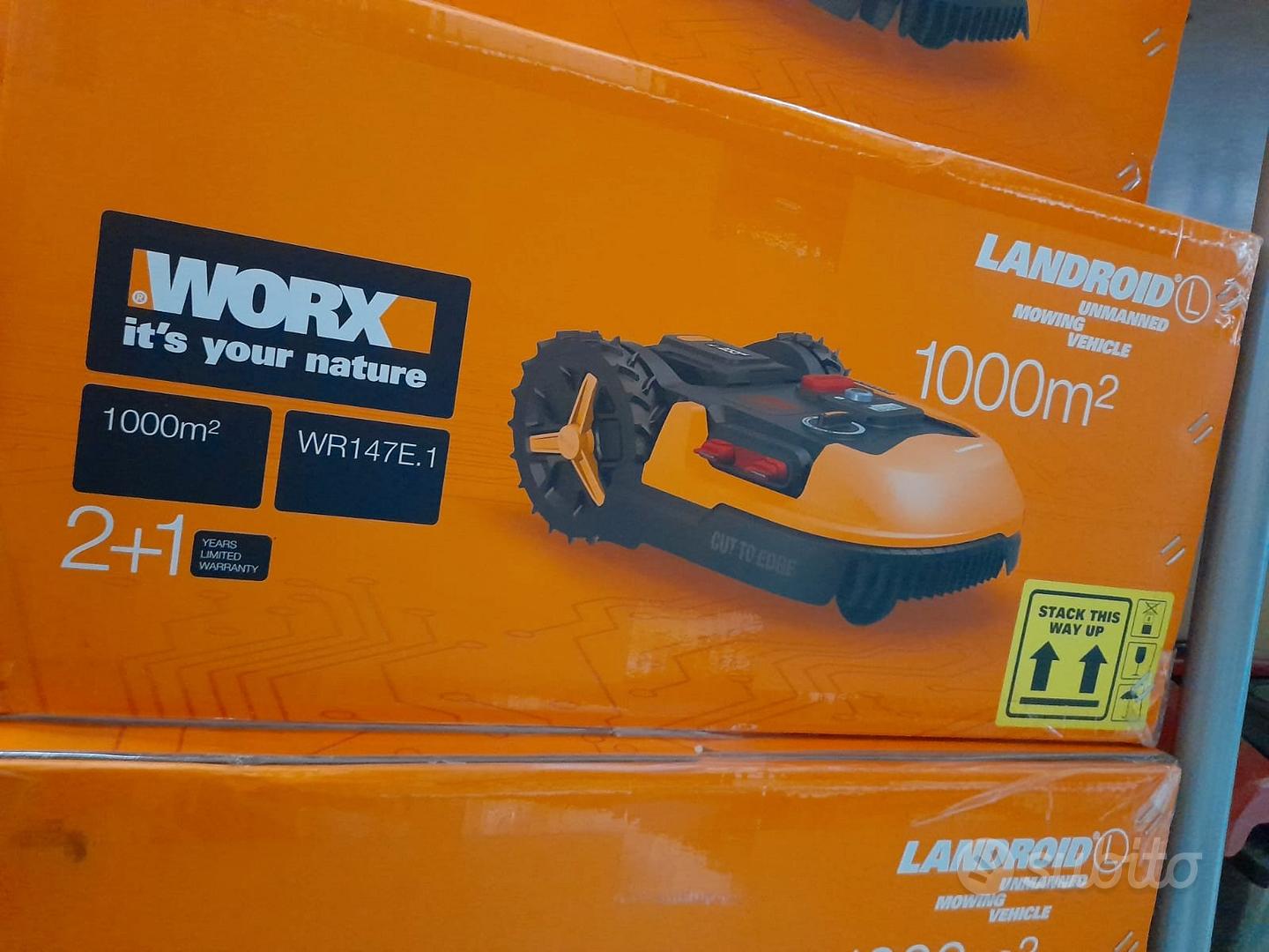 Worx Landroid WR 147E.1 1000 mq Giardino e Fai da te In