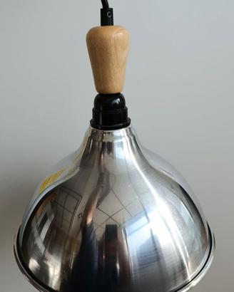 LAMPADA SOSPENSIONE LEGNO/ALLUMINIO