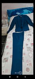 Tailleur blu pantaloni