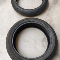 Gomme moto ant 120/70 + post 190/55 Dunlop Mitas