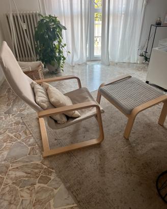 Poltrone con poggiapiedi