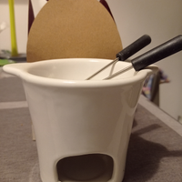 Set fonduta cioccolata in porcellana