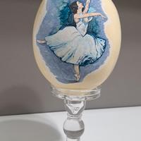 uova di struzzo dipinte