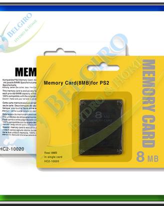 Sony PS2 Memory Card Playstation 2 1 8MB Compatib.