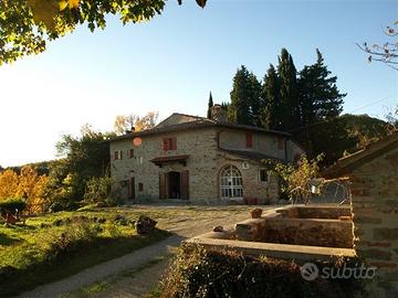 Colonica isolata nel verde Mugello