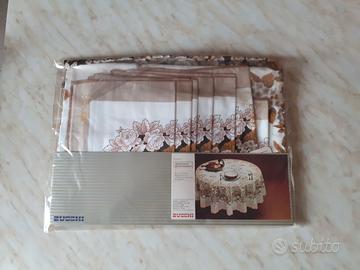 Tovaglia Zucchi anni 80 Campiglio rettangolare x12