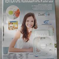ventilatore nebulizzatore a luci led