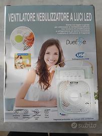 ventilatore nebulizzatore a luci led